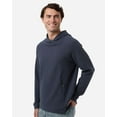 thumbnail image 2 of North End NE729 Men's Spirit Textured Hooded Pullover-Classic Navy Heather-M, 2 of 6
