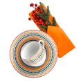 thumbnail image 6 of Porcelain Cup for Mocha Cappuccino Tea and Coffee 9.13 fl oz (270 ml) Antique Mosaic Porcelain Tea Cup and Saucer Set Pretty Tea Cup with Matching Saucer, 6 of 8