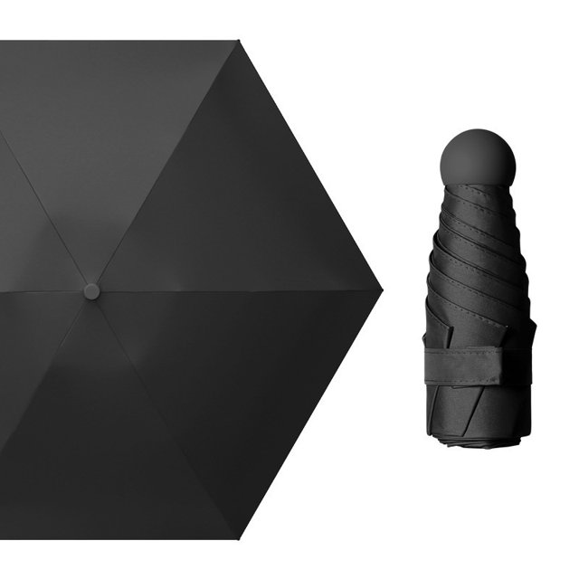 50% Fold Mini Portable Capsule Umbrella Pocket Folding Umbrella Dual-use Sunshade Advertising Gift Custom Umbrella