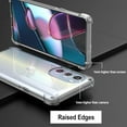 thumbnail image 5 of Case for Motorola Edge Plus 2022 (Edge+ 2022) / Edge Plus 5G UW 2022, Crystal Clear Cover with Reinforced Corner Bumper Slim Fit Shockproof Flexible TPU Phone Case - Transparent, 5 of 7
