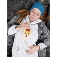 thumbnail image 2 of Royal Corgi Smiling Royal Crown Hoodie Women -Image by Shutterstock, Female XX-Large, 2 of 4