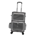 thumbnail image 3 of Ruiboury Portable Pet Trolley Bag Pockets Double Breathable Layer for Travel, 3 of 6
