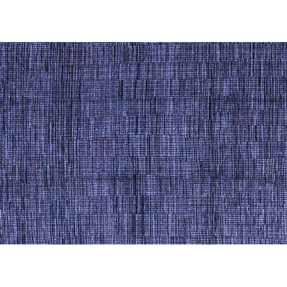 Ahgly Company Indoor Rectangle Abstract Blue Modern Area Rugs, 6' x 9'