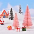 thumbnail image 2 of YIEMEEN Artificial White Snow Pine Tree Adornment 12pcs Home Bedroom Living Room Decor, 2 of 20