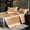 thumbnail image 1 of TopLLC Cooling Sleeping Mat, 35"x79" Ice Silk & Rattan Sleeping Pad with Pillowcase, Soft Breathable Foldable Mattress Topper Pad Non-Slip Summer Bedding Mat Machine Washable for Hot Sleepers, 1 of 6