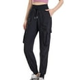 thumbnail image 4 of HXWCHs Junior's Bootcut Yoga Pants 4 Pockets High Waist Tummy Control Pants Black XL, 4 of 4