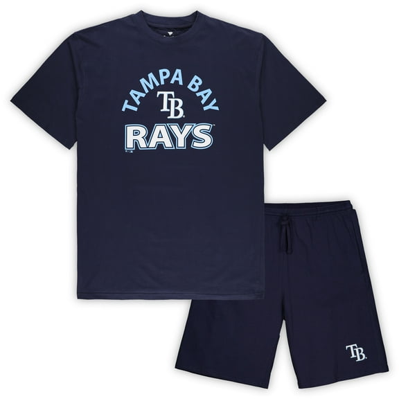 Men's Profile Tampa Bay Rays Big & Tall T-Shirt & Shorts Combo Set