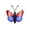 Multicolor#047, variant on Solar Powered Butterfly Garden Light Outdoor Decorative Accent Lamp with Vintage Iron Finish for Patio Yard Balcony Flower Bed Walkway Lighting