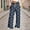 Style4-Dark Blue pants for women, variant on Maqroz Wide Leg Pants Women Plus Size Adjustable Elastic High Waisted Summer Floral Print Loose Flowy Lounge Trousers with Pockets Casual Baggy Beach Pants Outdoor Palazzo Slacks Navy S