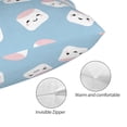 thumbnail image 3 of Fotbe Cartoon Sushi Funda de Almohada Decorativa Estilo Occidental, Lujo en Algodón, Fundas para Almohadas King, Cojín Estampado para Decoración del Hogar-14"x20", 3 of 6
