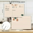 thumbnail image 5 of Recipe Cards 4X6Inches Set of 100 Double Sided Thick Cardstock Blank for Mom, Sister, Daughter, Friend Gift, 5 of 9