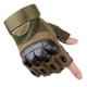 thumbnail image 2 of Guantes tácticos sin dedos para motocicleta, ciclismo, escalada, senderismo, caza (verde), 2 of 4