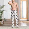 thumbnail image 2 of Pofeuu Dachshund Dog Print Men's Pajama Pants, Soft Lounge Pajama Pants with big pockets for Men Plaid Pj Bottoms-XX-Large, 2 of 6