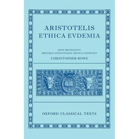 Oxford Classical Texts Aristotle's Eudemian Ethics, (Hardcover)