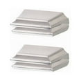 thumbnail image 7 of Alno A7950-PC Geometric Shelf Brackets Polished Chrome, 7 of 7