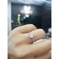 thumbnail image 4 of 1.00 Cts Cubic Zirconia / Sterling Silver 925 Ring / Rhodium plated Nickel-Free / MadDuckJewels RG1903 / Thailand Jewelry, 4 of 5