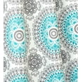 thumbnail image 3 of DriftAway Bella Medallion Pattern Kitchen Tier Rod Pocket Window Curtain, 3 of 3