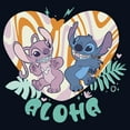 thumbnail image 2 of Girls Lilo & Stitch Aloha Alien Couple T Shirt, 2 of 4