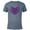Navy Heather, variant on Marvel Hawkeye Series Halftone Purple Arrow - Short Sleeve Blended T-Shirt for Adults – Customized-Ocean Blue