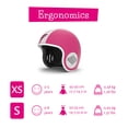 thumbnail image 3 of Chillafish Bobbi ABS Multi-Sport Certified Helmet XS Adjustable with Integrated Chinstrap - Pink, 3 of 8