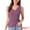 Purple, variant on Lace Trim Tank V Neck Sleeveless Undershirt M White