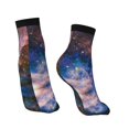 thumbnail image 2 of Breathable Athletic Socks Nebula Cushioned Quarter Socks for Men Women, 2 of 7