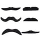 thumbnail image 1 of 6 uds bigotes falsos autoadhesivos simulación de bigotes de felpa suministros de fiesta para fiesta de disfraces Cosplay accesorios de Halloween, 1 of 5