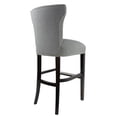 thumbnail image 3 of Sole Designs Bella 30 inch Contemporary Gray Nailhead Barstool, 3 of 4