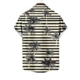 thumbnail image 5 of Yyeselk Men's Hawaiian Shirts Tropical Print Short Sleeve Summer Shirt Buttons Down Casual Relaxed Fit Lapel Collar Comfort Vacation Beach Shirts Blue04 XXL, 5 of 5