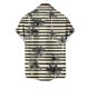 thumbnail image 3 of Mens Casual Manga Corta Botón Abajo Camisas Impresas Bolsillo Botón Turndown Cuello Top Blusa Camisa, 3 of 5