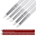 thumbnail image 4 of 10pcs Silicone Clay Sculpting Tool Shaper Rubber Tip Shaping Pottery Clay Pen Clay Shaping Carving Tool White, 4 of 5