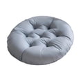 thumbnail image 1 of Cojín redondo para silla, decorativo, de 16 pulgadas, cómodo y moderno, para dormitorio, jardín, oficina, cocina y hogar. Gris, 1 of 8