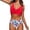 a-148Light Blue32, variant on Womens V Neck Wide Strap Solid Color Two Piece Bikini Set Front Wrap Bikini Top Mid Rise Full Coverage Bikini Bottom Basic Swim Suit For Pool Leisure Soft Swimwear XL