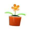 thumbnail image 4 of DOLITY Solar Powered Dancing Flower Bobble Head Toy Nodding Head Solar Dancing Toy Orange, 4 of 9