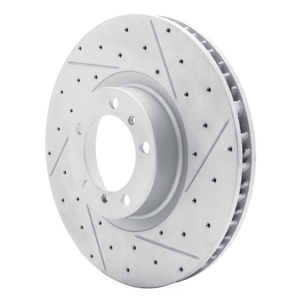 Dynamic Friction Company 830-02085D DFC Geoperformance Rotor - Drilled and Slotted