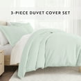thumbnail image 5 of Noble Linens 2-Piece Mint Duvet Cover Set, Twin/Twin XL, 5 of 9
