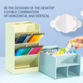 thumbnail image 3 of Desk Organizer,high Capacity Pen Storage Holder,multi-functional Pen Holder,desktop Stationery Organizer,makeup Brush Storage Organizer, 3 of 4