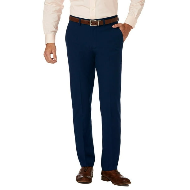 J.M. Haggar Men's J.M. Haggar Premium SlimFit 4Way Stretch Flat