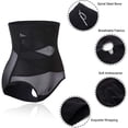 thumbnail image 4 of Women Butt Lifter Shapewear Hi-Waist Double Tummy Control Panty fajas Waist Trainer Body Shaper, 4 of 7