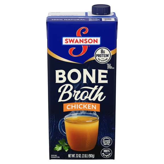 Swanson Chicken Bone Broth, 32 oz Carton