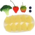 thumbnail image 3 of 15 PCS Artificial Plastic Pineapple Slice Fake Lifelike Slices for Home Kitchen Fruit Browl Decoration Realistic Photography Props, 3 of 3