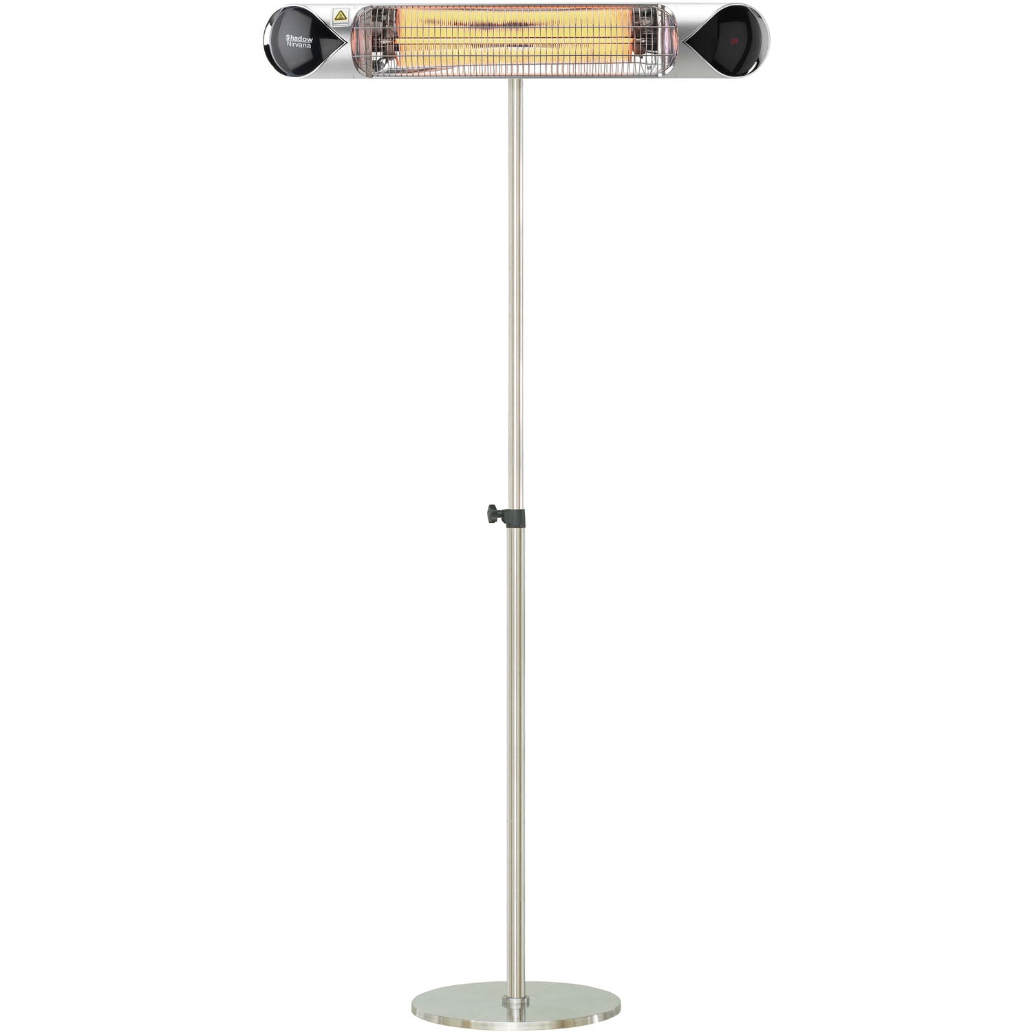 Hanover 35 4 Wide Electric Carbon Infrared Heat Lamp With Remote Control And Adjustable Pole Stand Silver - Electric Heat Lamp Hanover 35 4 Wide Electric Carbon Infrared Heat Lamp With Remote Control And Adjustable Pole Stand Silver - Electric Heat Lamp