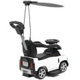 thumbnail image 5 of Land Rover Defender Kids Ride on Push Car with Sunshade Canopy, 5 of 11