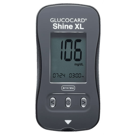 Glucocard Shine XL Blood Glucose Monitoring System Kit