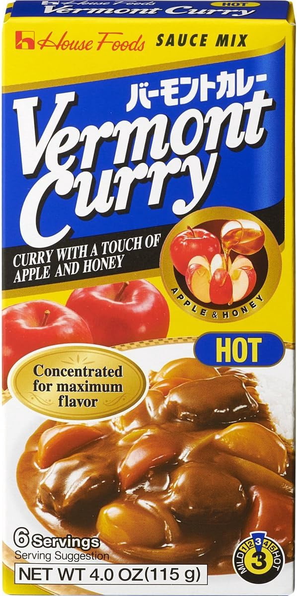 Vermont Japanese-Style Hot Curry with Apple and Honey, 6 Servings
