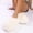 White, variant on Women Casual Winter Faux Shearling Mule Slippers, Thick Sole Cozy Indoor Outdoor Shoes, Soft Warm Cloud-Like Comfort Footwear for Relaxed Everyday Wear Khaki