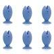 thumbnail image 2 of 6pcs Standing Tooth Brush Cover-Cap Stand Cute Cartoon Fish Mini Toothbrush Holder for Kids Bathroom Accessories, 2 of 2