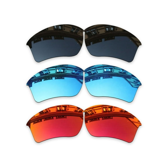 Vonxyz 3 Pack Polarized Replacement Lenses for Oakley Half Jacket 2.0 XL Sunglasses