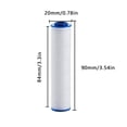 thumbnail image 4 of Filtro de ducha Cartucho de filtro de algodón PP Mini filtro de agua portátil Cartucho de sedimentos PP, 9 cm, Elemento de filtro PP Inevent HA000296-03, 4 of 6
