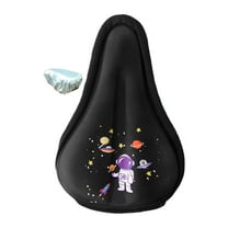BAOSITY Kids Seat Cushion Cover Seat Protector Soft Small Easy to Install Black Thickened Childrens Bike Seat Cushion S Astronaut